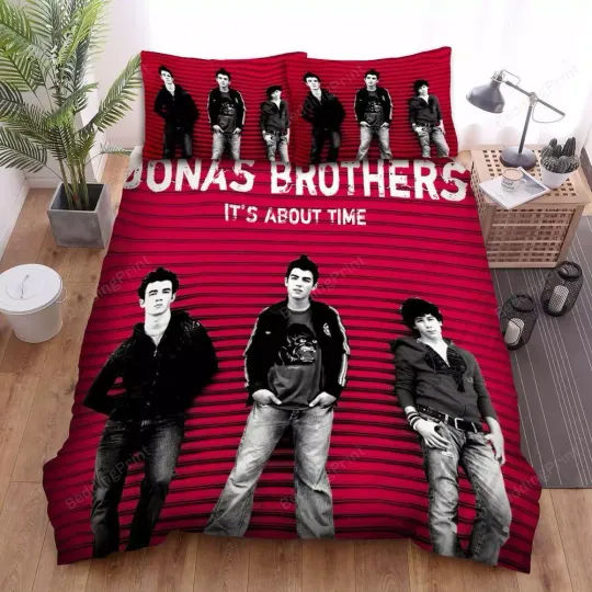 Discover Jonas Brothers Its About Time Duvet Cover Set Queen Super King Kids