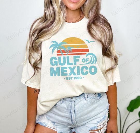 Discover Gulf Of Mexico Shirt, Gulf Of Mexico Est 1550