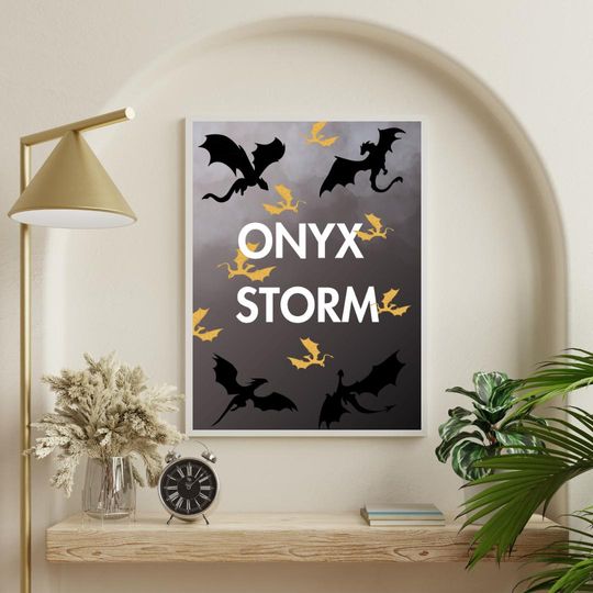 Discover Dragon Book Wall Art, Fourth Wing Poster