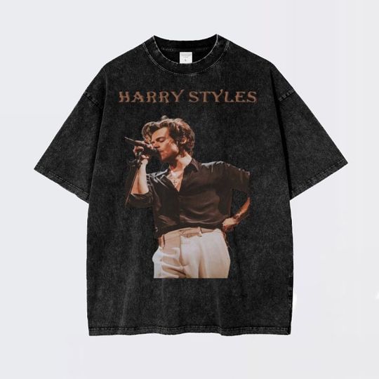 Discover Harris Style graphic vintage Mineral Wash Shirt, Gifts for Fan