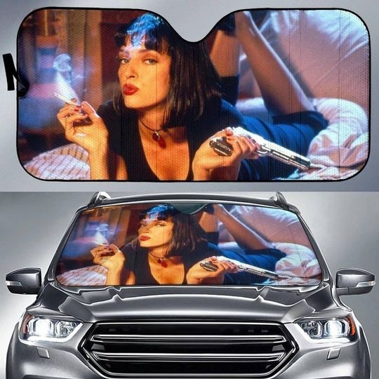 Discover Mia Wallace Pulp Fiction Vintage Auto Sun Shade