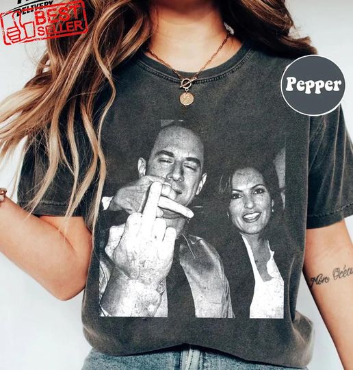 Discover Retro Comfort Elliot Stabler And Olivia Benson Shirt