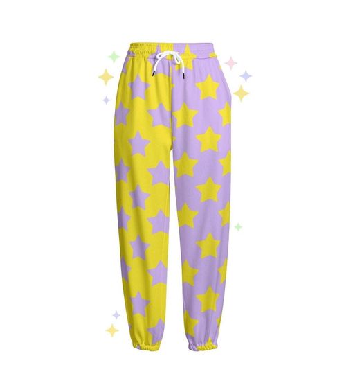Discover Star Joggers | Cute Pastel Star Bottoms | Y2K Clothing