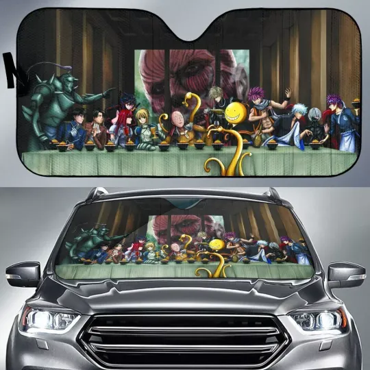 Discover All Animes on Party Table car auto sunshades