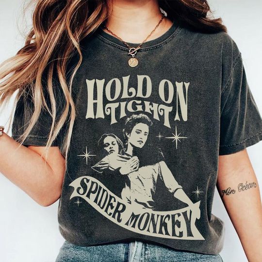 Discover Hold On Spider Monkey Shirt