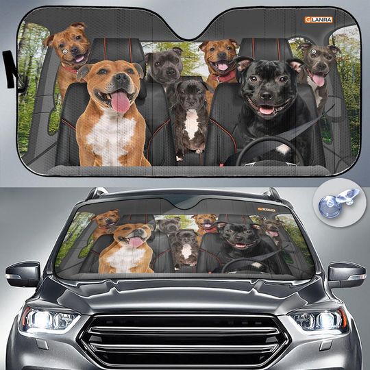 Discover Bull Terrier Car Sun Shade, Bull Terrier Lover Windshield Sun Shade