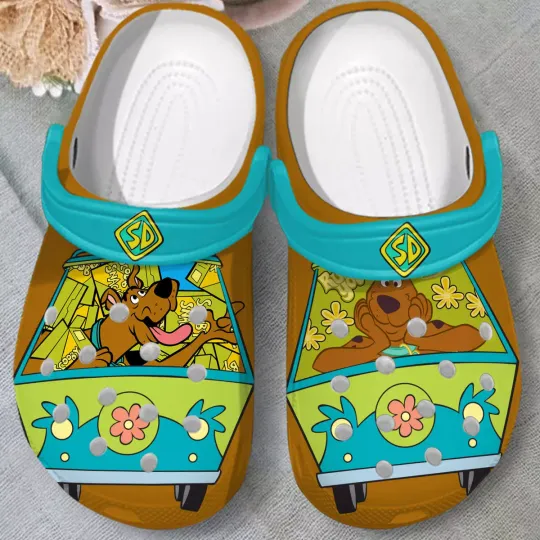 Discover Funny Scooby-Doo Cartoon Brown Clogs, Gifts for Friends