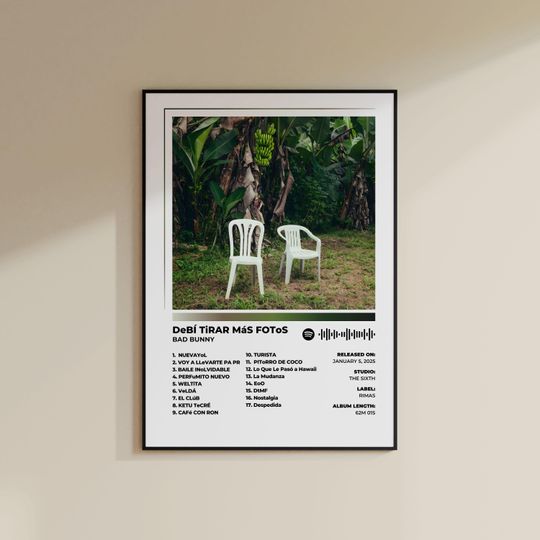 Discover Bad Bunny - Debi Tirar Mas Fotos Album Poster