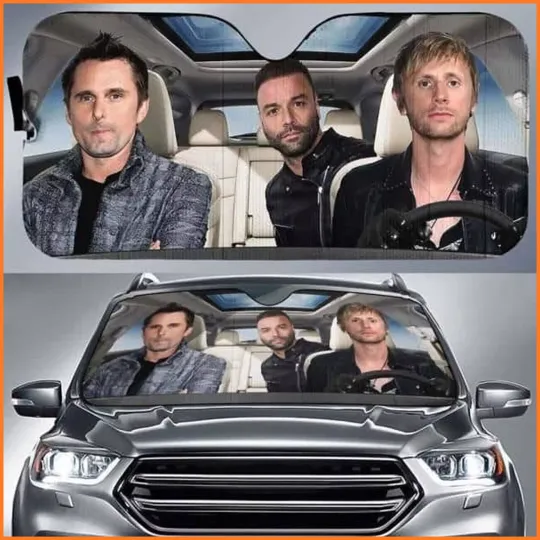 Discover Muse Band Auto Sun Shade Car Sunshade Automotive Sunshade