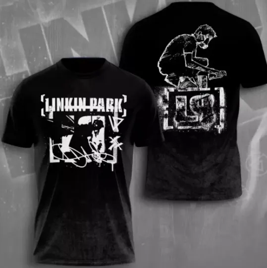 Discover Gift For Fans All Sizes Linkin Park 3D All Over Printed T-Shirt