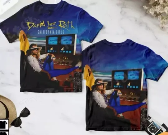 Discover David Lee Roth California Girls Album Cover AOP 3D T-shirt