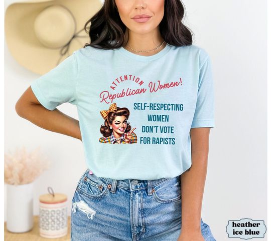 Discover Anti Trump Shirt, Anti Fascism Anti MAGA Protest Tee, Liberal Leftist Feminist Blue Democrat Political Activist Tshirt