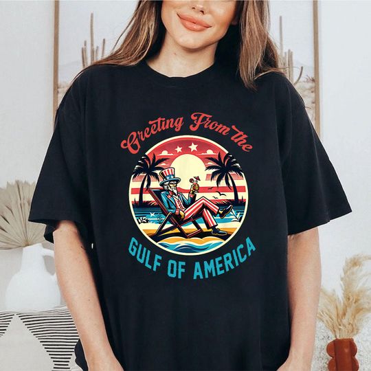 Discover Greeting From The Gulf Of America Shirt, Gulf Of America Tshirt