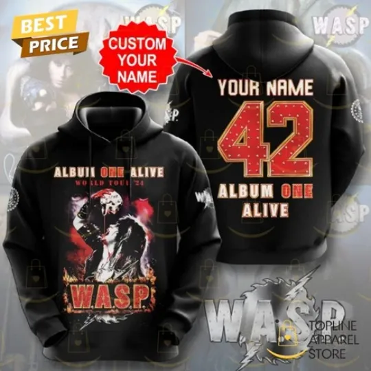Discover Personalized W.A.S.P. Album One Alive World Tour