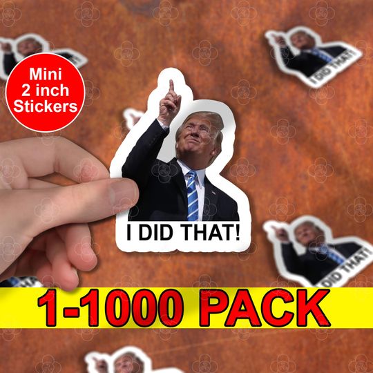 Discover I Did That Trump Sticker Pack, Anti Trump Sticker, Trump Eclipse