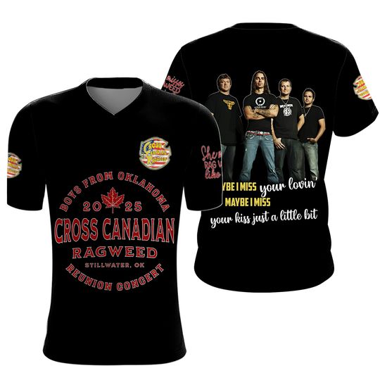 Discover Boys From Oklahoma 2025 Cross Canadian Ragweed 3D T-Shirt