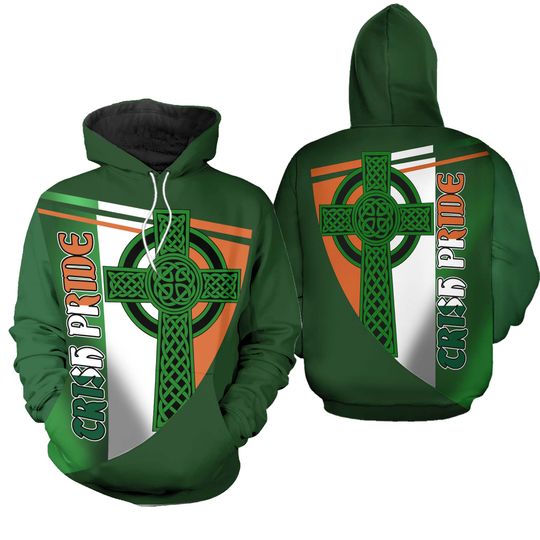 Discover 3D Printed Irish- Pride St Patrick Day 3D Hoodie - Teer St Patrick's Day Hoodie