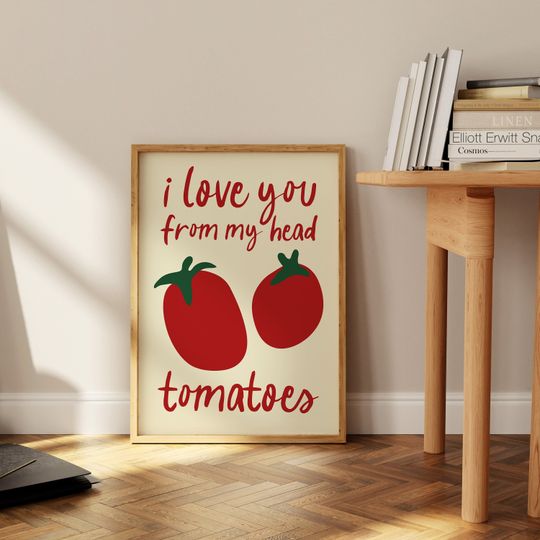 Discover Tomato Wall Art, Trendy Tomato Poster