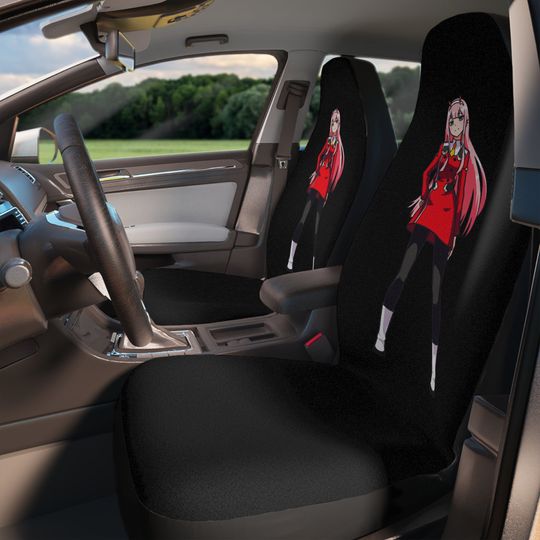 Discover Anime Devil Girl Waifu Car Seat Covers