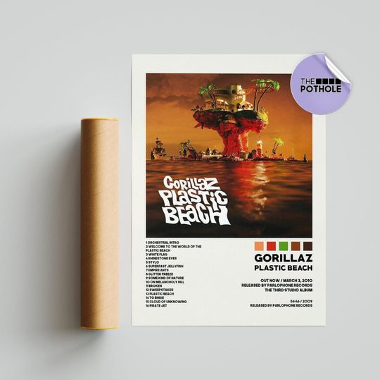 Discover Gorillaz Posters / Plastic Beach Poster