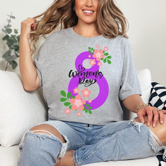 Discover International Women's Day 2025 Shirt, 8 March Shirt, Women Empowerment Tee