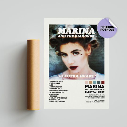 Discover Marina and The Diamonds Posters, Electra Heart Poster