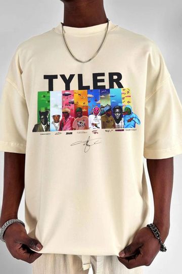 Discover Tyler The Creator T-Shirt, Vintage Hip Hop Rap Tee, Music Album Cover Graphic Shirt