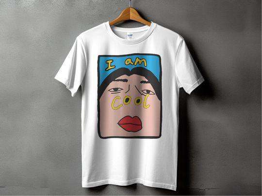 Discover I Am Cool T-shirt Unisex Funny Retro Shirt Funny Aesthetic T shirt Art Tumblr Tee Hipster Tshirt