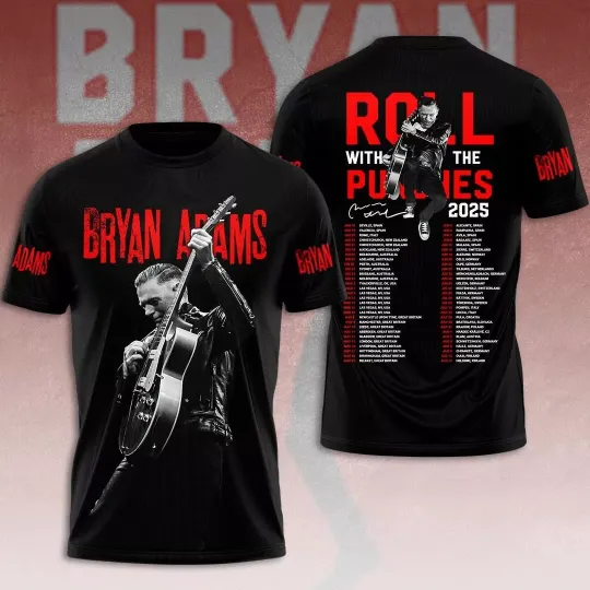 Discover Bryan Adams Roll with the Punches T-Shirt