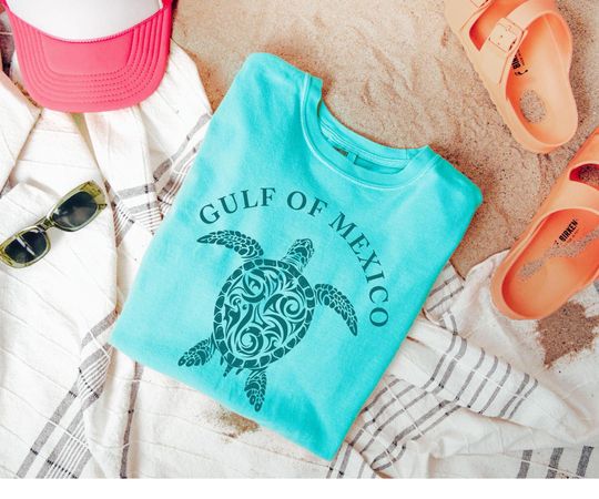 Discover Gulf of Mexico T-Shirt,  Turtle Shirt, Stay Salty & Resist Tee