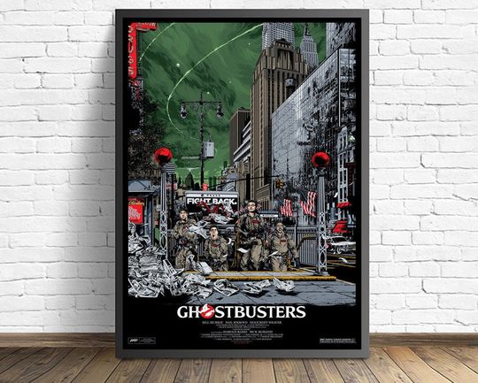 Discover Ghostbusters Movie Poster Wall art Canvas Painting Living Room Home DecorNo frame