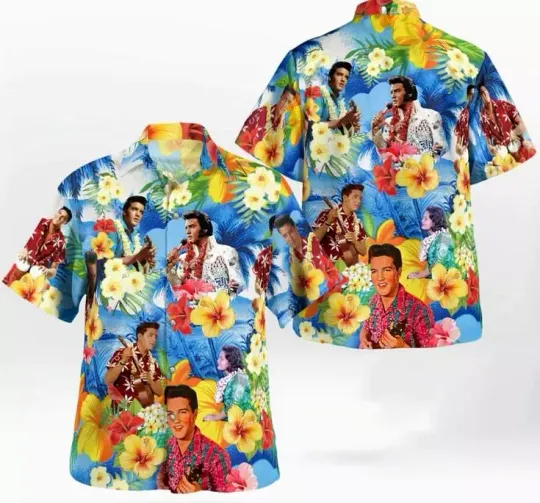 Discover Elvis--Presley Hawaiian Shirt, Music Hawaiian Shirt