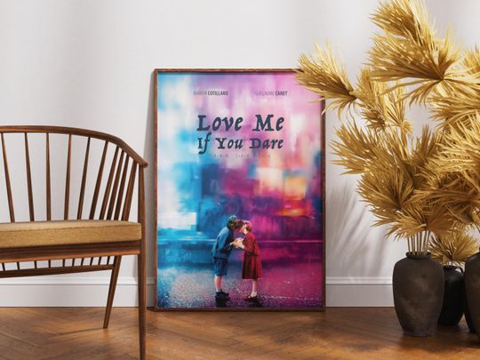 Discover Love Me If You Dare Movie Poster, Print Poster, Minimalist Art
