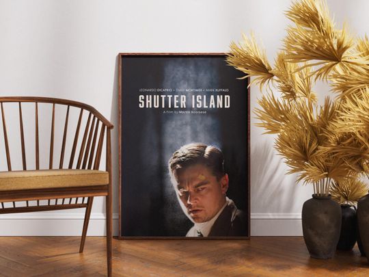 Discover Shutter Island Movie Print Poster, Film Poster, Wall Art, Retro Poster