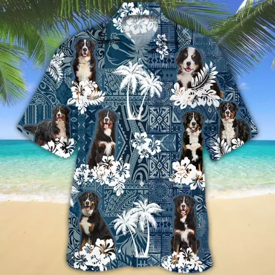 Discover Bernese Mountain Hawaiian Shirt Dog Hawaiian Shirt