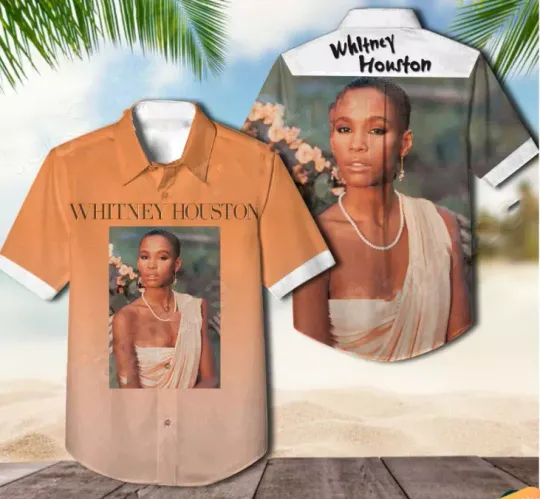 Discover Whitney Houston The Debut Studio Album Cover Hawaiian Shirt
