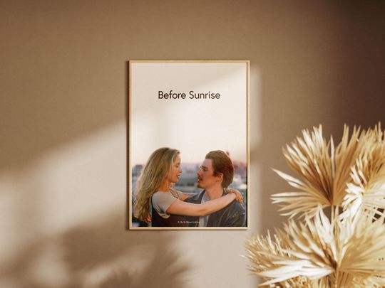 Discover Before Sunrise Movie Print Poster, Richard Linklater, Print Film Poster