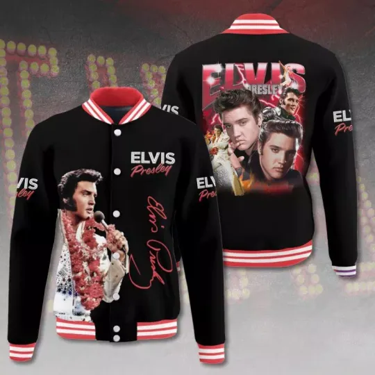 Discover Elvis Presley Varsity Jacket – Baseball Jacket