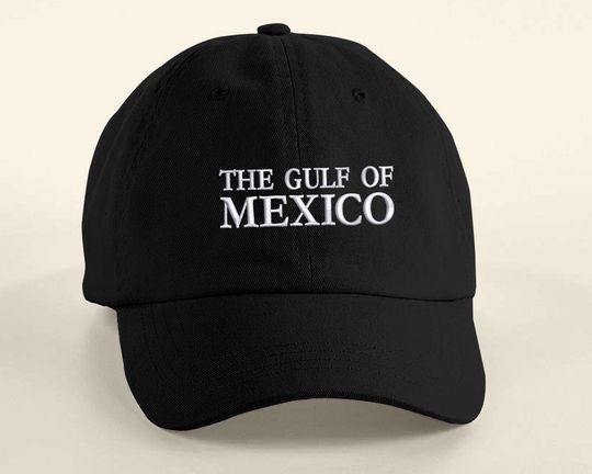 Discover The Gulf of Mexico Classic Hat, Embroidered Mexico Beach Cap for Sun Protection