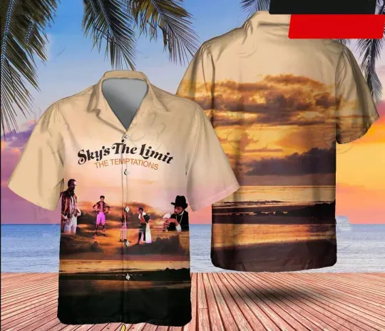 Discover The Temptations Sky's The Limit Album Cover Hawaiian Shirt