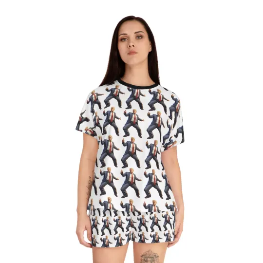 Discover Donald Trump Dancing 2 Women's Short Pajama Set