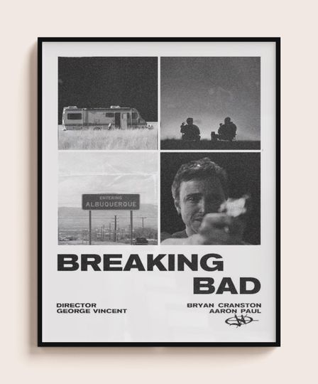 Discover Breaking Bad Poster Print | Breaking Bad TV Series Poster | TV Series Poster
