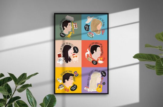 Discover Friends Poster | TV Series Poster | Room Decor | Wall Decor
