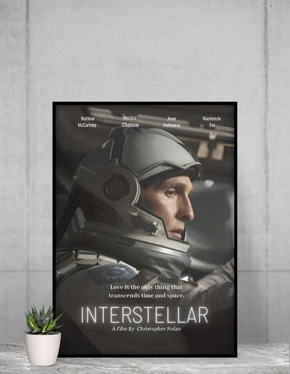 Discover Interstellar | Interstellar Poster | Interstellar Film Poster | Interstellar movie