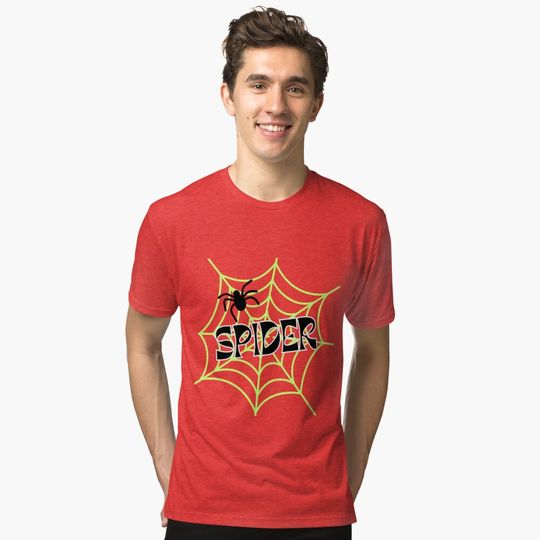 Discover Black spider  Tri-blend T-Shirt