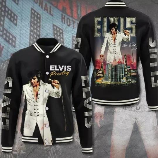 Discover Elvis Presley Varsity Jacket – Baseball Jacket