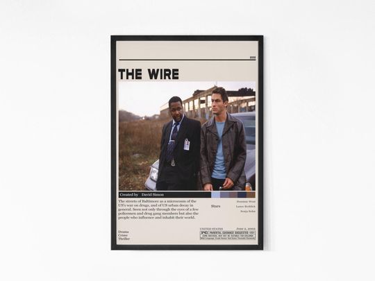 Discover The Wire Poster, Tv Series Poster