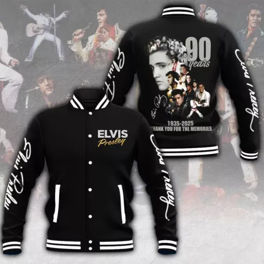 Discover Elvis Presley Varsity Jacket –  Baseball Jacket