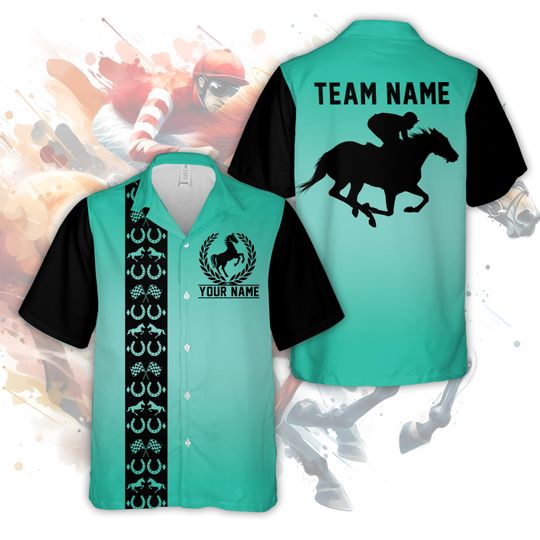 Discover Personalized Name Horse Racing Hawaiian Shirt, Kentucky Derby Churchill Downs
