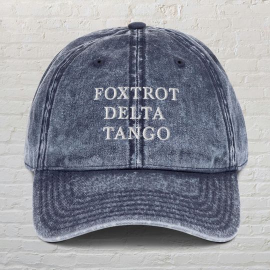 Discover Foxtrot Delta Tango Hat, Anti Trump Hat, FDT Hat, I Didnt Vote For Him Hat